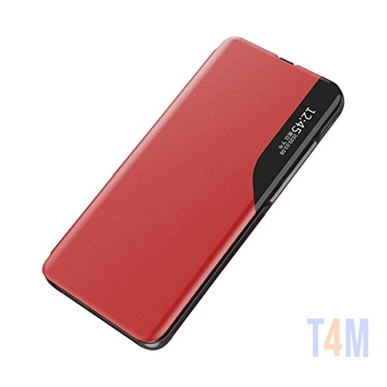Capa Flip Smart View para Samsung Galaxy S23 Vermelho